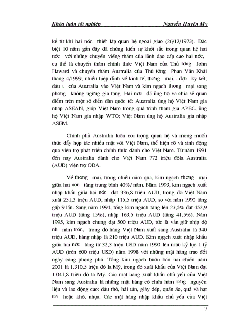 image for page Hỗ trợ phát triển chính thức ODA của Australia cho Việt Nam Thực trạng và giải pháp