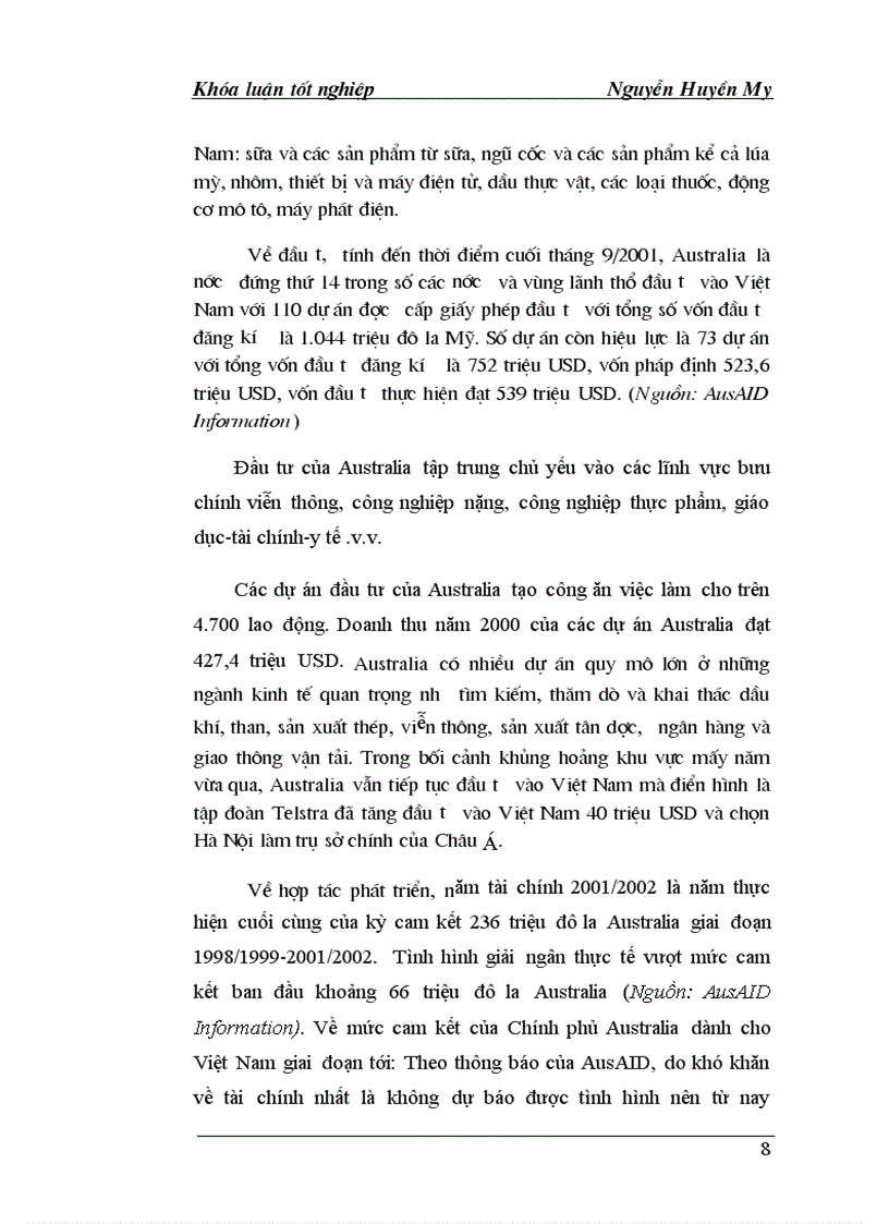 image for page Hỗ trợ phát triển chính thức ODA của Australia cho Việt Nam Thực trạng và giải pháp