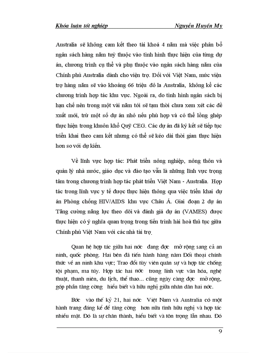 image for page Hỗ trợ phát triển chính thức ODA của Australia cho Việt Nam Thực trạng và giải pháp