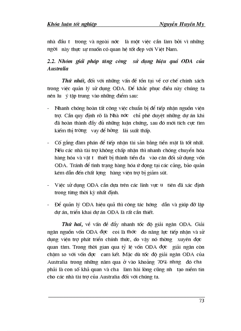 image for page Hỗ trợ phát triển chính thức ODA của Australia cho Việt Nam Thực trạng và giải pháp