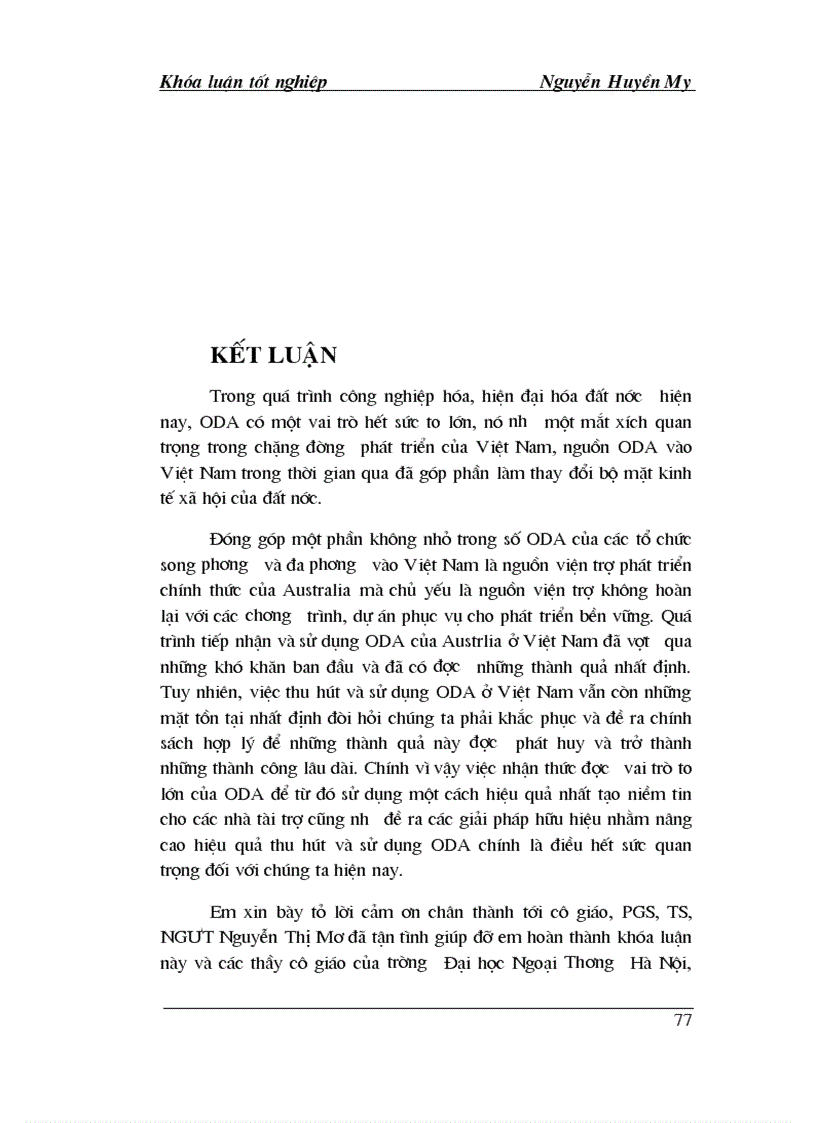 image for page Hỗ trợ phát triển chính thức ODA của Australia cho Việt Nam Thực trạng và giải pháp