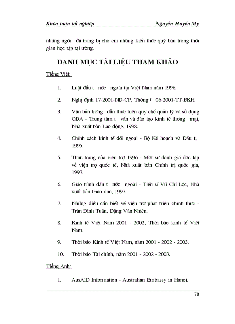 image for page Hỗ trợ phát triển chính thức ODA của Australia cho Việt Nam Thực trạng và giải pháp