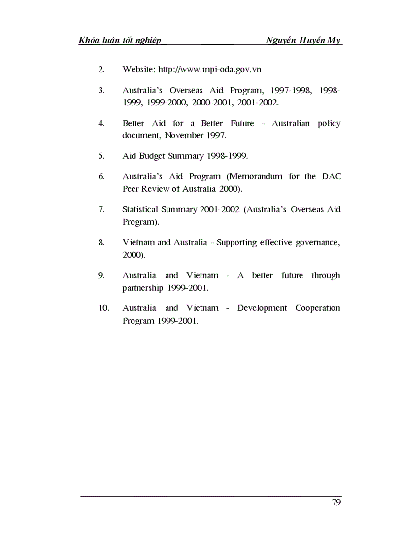 image for page Hỗ trợ phát triển chính thức ODA của Australia cho Việt Nam Thực trạng và giải pháp