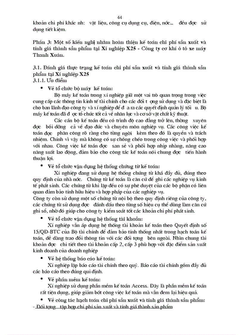 image for page Hoàn thiện kế toán chi phí sản xuất và tính giá thành sản phẩm tạ Xí nghiệp X25 Công ty cơ khí ôtô xe máy Thanh Xuân
