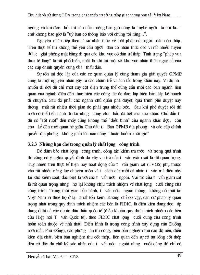 image for page Thu hút và sử dụng ODA trong lĩnh vực phát triển cơ sở hạ tầng GTVT ở Việt Nam