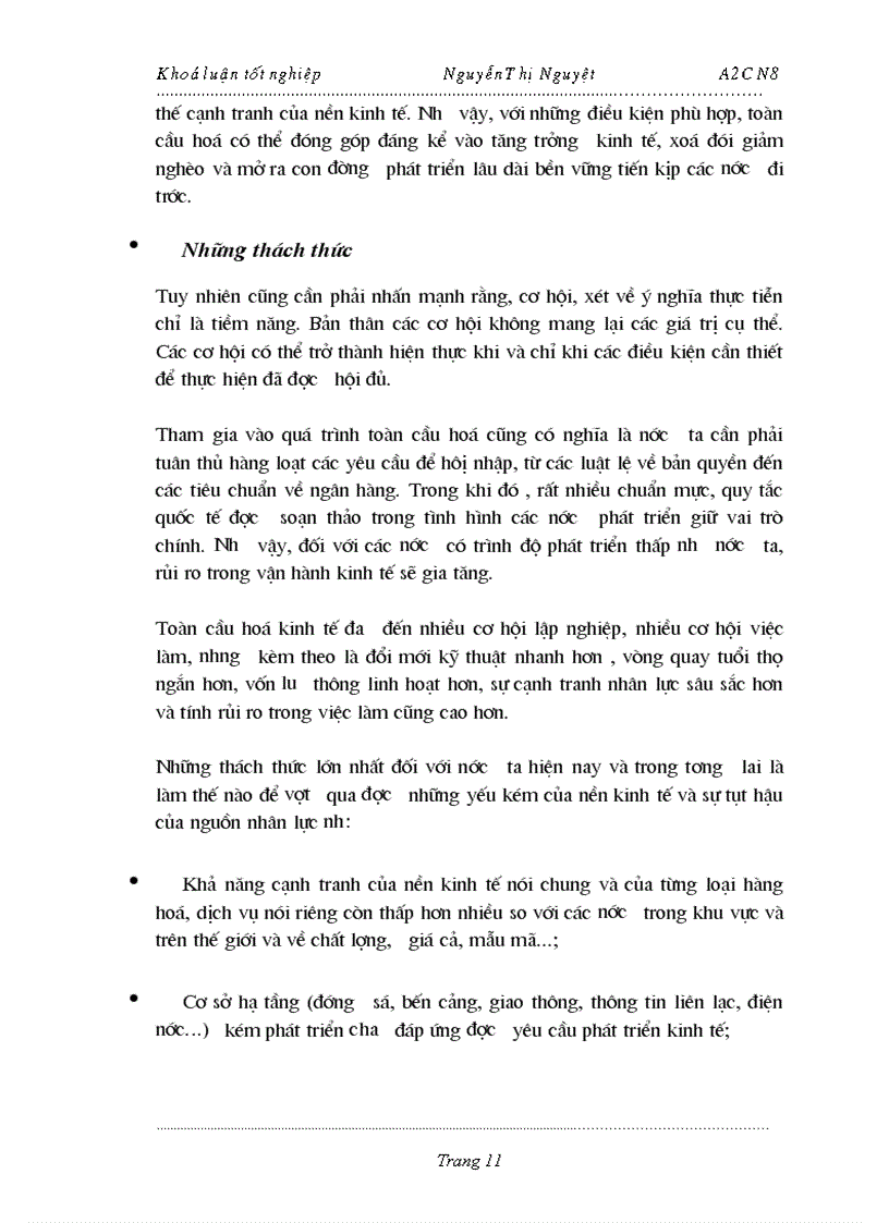 image for page Toàn cầu hoá Cơ hội và thách thức đối với lao động Việt Nam khi thâm nhập thị trường lao động Quốc tế