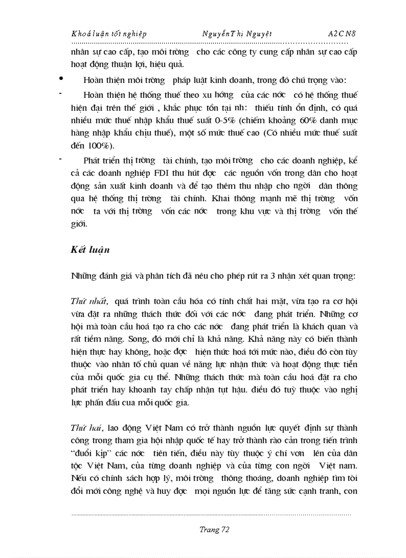 image for page Toàn cầu hoá Cơ hội và thách thức đối với lao động Việt Nam khi thâm nhập thị trường lao động Quốc tế