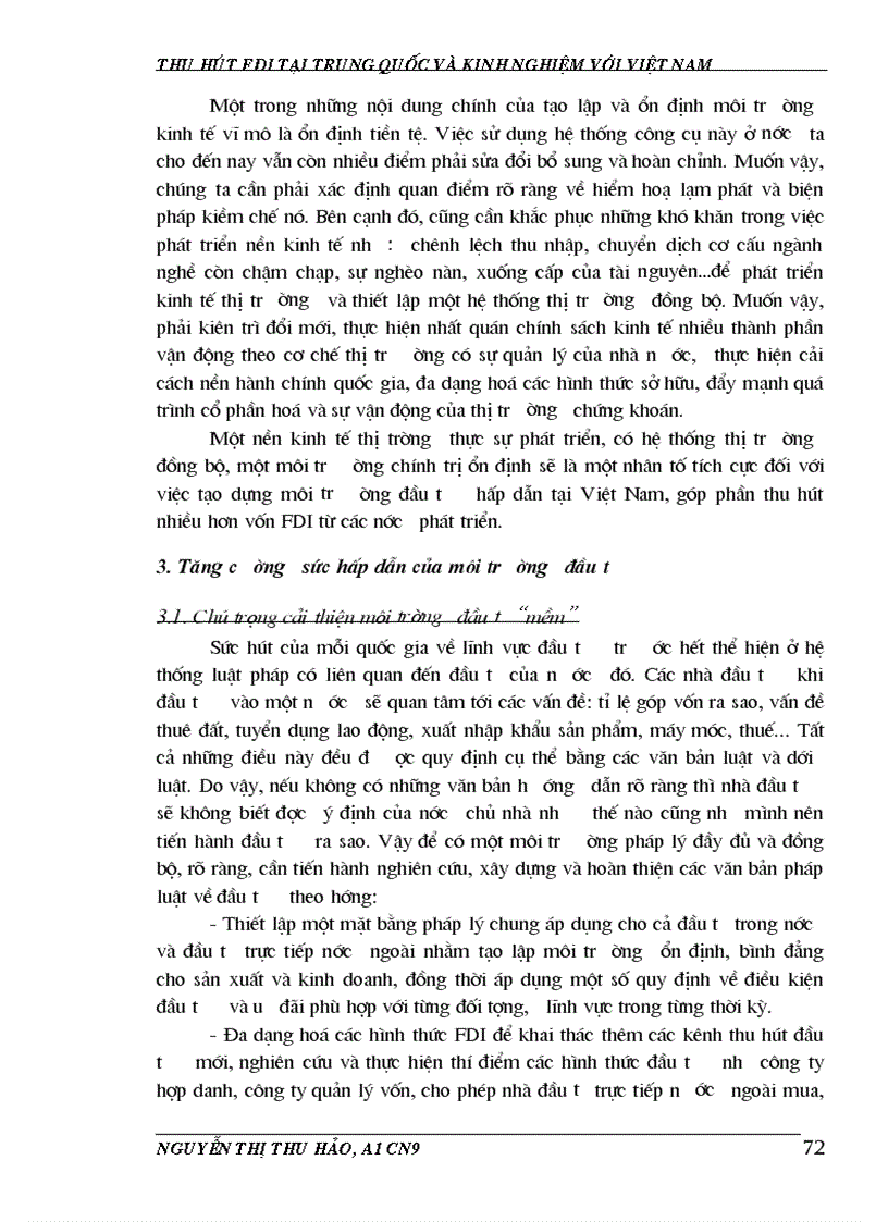 image for page Vận dụng kinh nghiệm trong hoạt động thu hút FDI của trung quốc ở Việt Nam