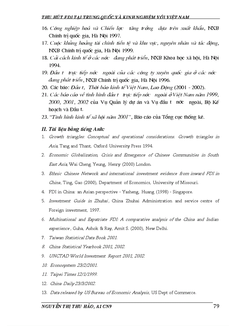 image for page Vận dụng kinh nghiệm trong hoạt động thu hút FDI của trung quốc ở Việt Nam