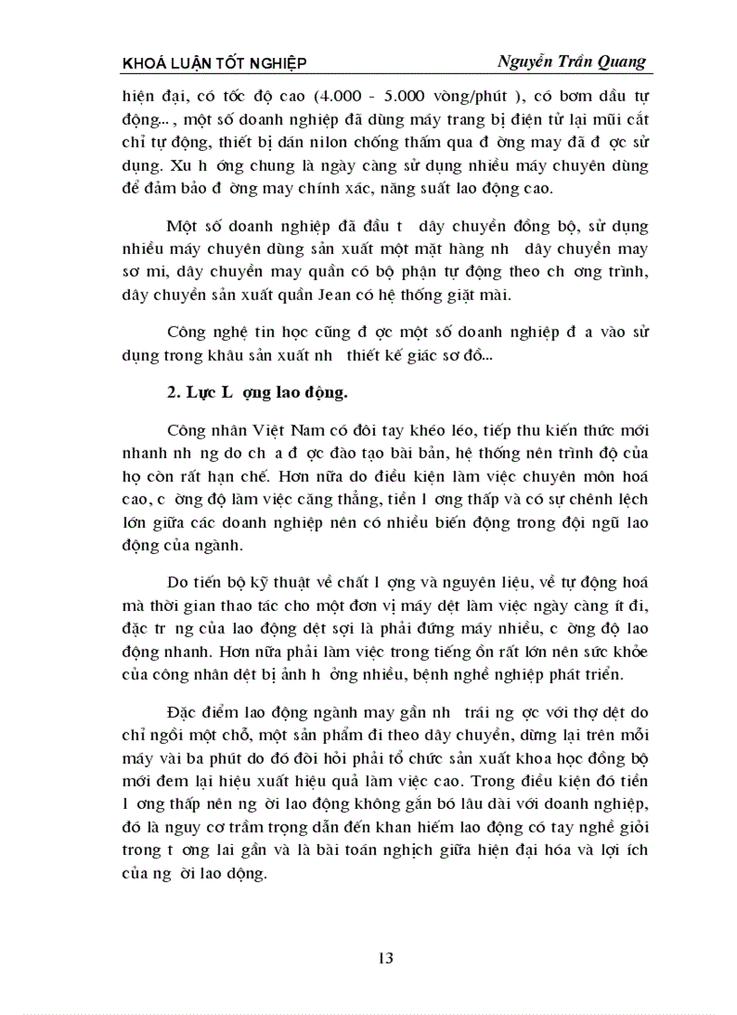 image for page Đánh giá khả năng cạnh tranh hàng dệt may Việt Nam