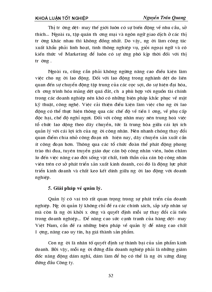 image for page Đánh giá khả năng cạnh tranh hàng dệt may Việt Nam