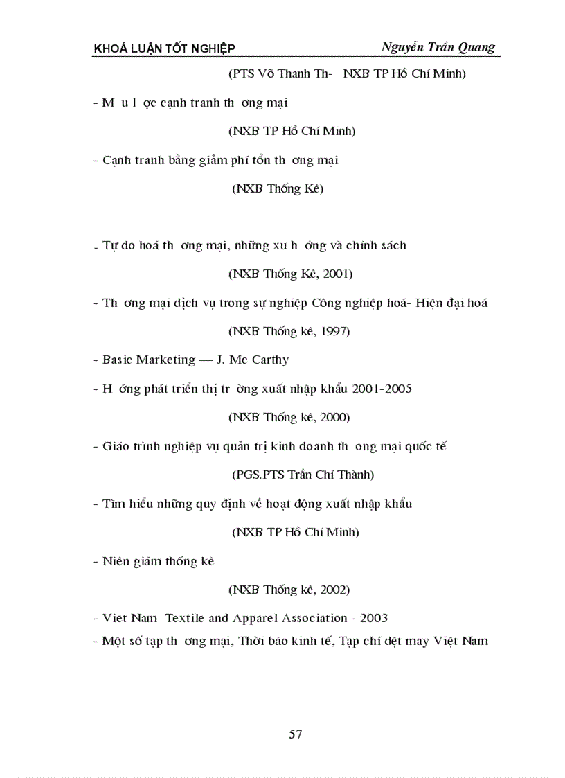 image for page Đánh giá khả năng cạnh tranh hàng dệt may Việt Nam