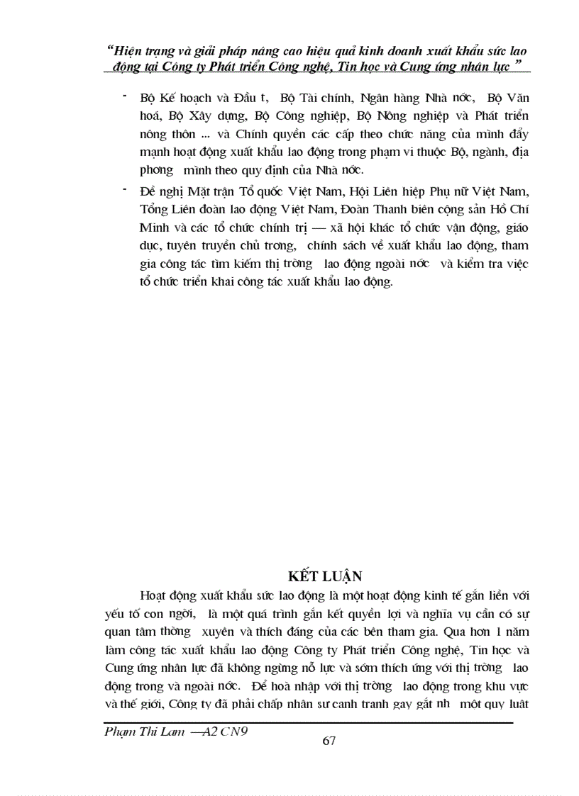 image for page Hiện trạng và giải pháp nâng cao hiệu quả kinh doanh xuất khẩu sức lao động tại Công ty Phát triển Công nghệ Tin học và Cung ứng nhân lực