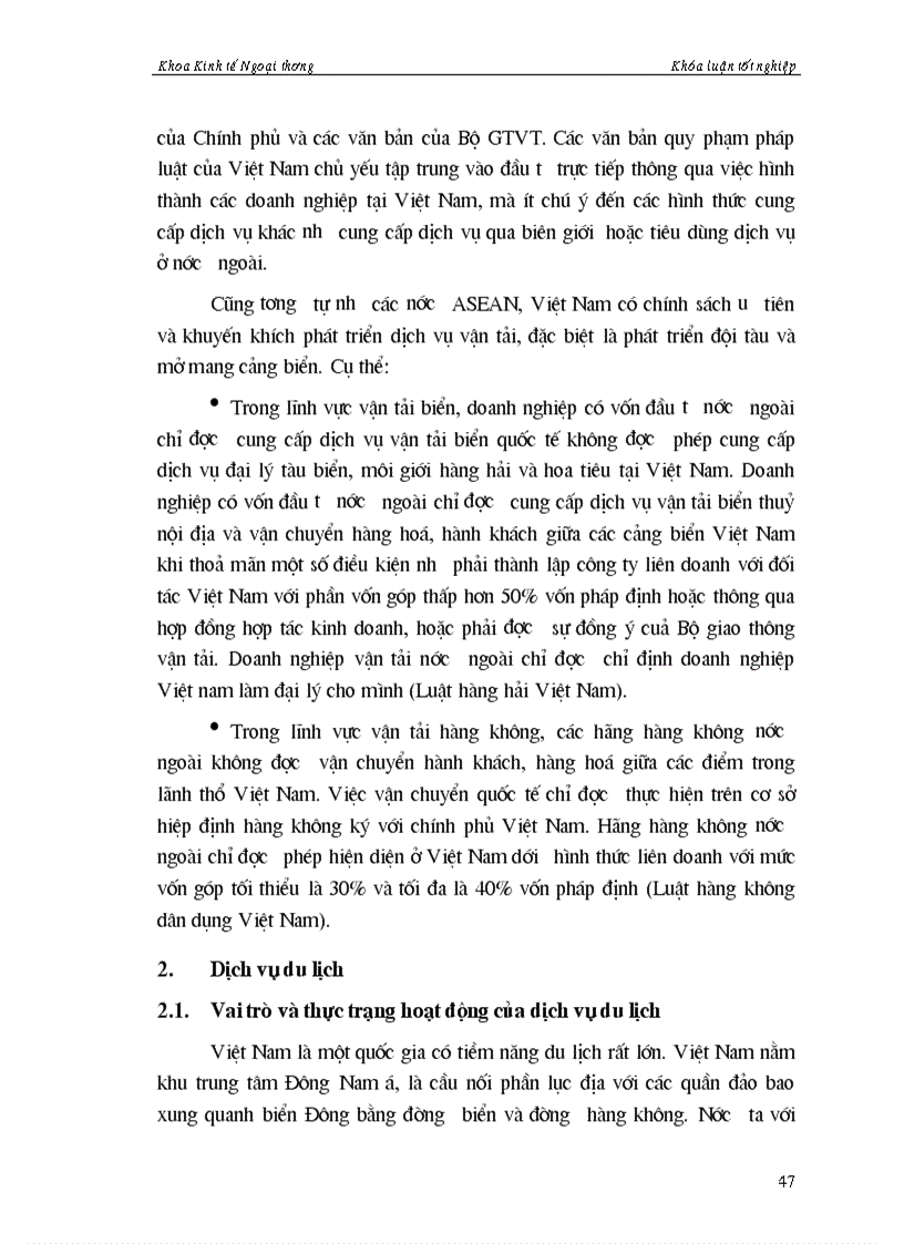 image for page Các giải pháp mở cửa thị trường dịch vụ Việt Nam trong tiến trình hội nhập GATS