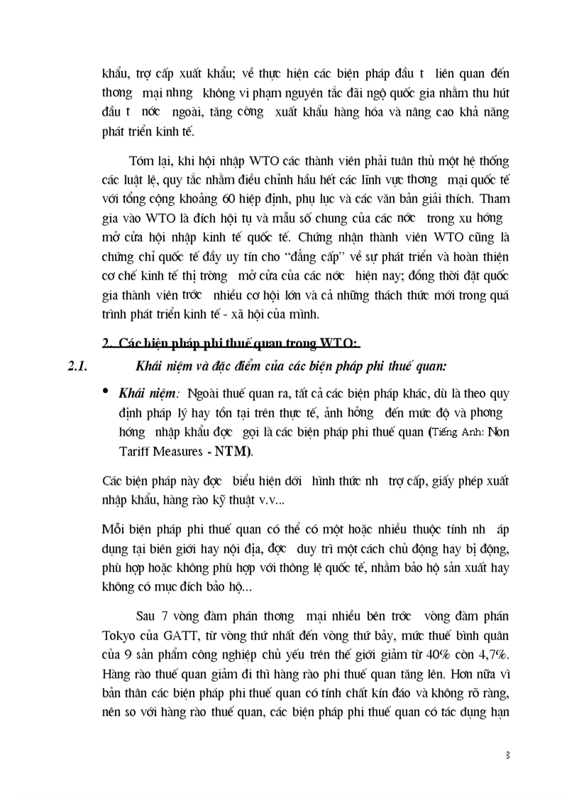image for page Các biện pháp phi thuế quan và lộ trình cắt giảm của Việt Nam trong quá trình gia nhập Tổ chức Thương mại Thế giới WTO tới năm 2010