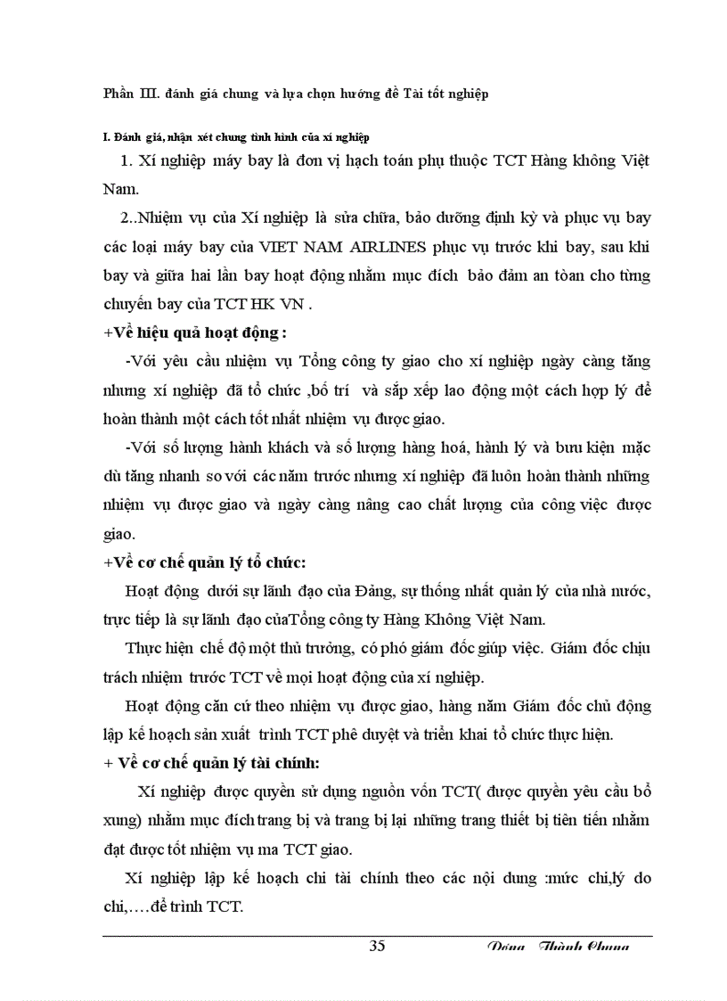 image for page Phân tích hoạt động của xí nghiệp máy bay A76