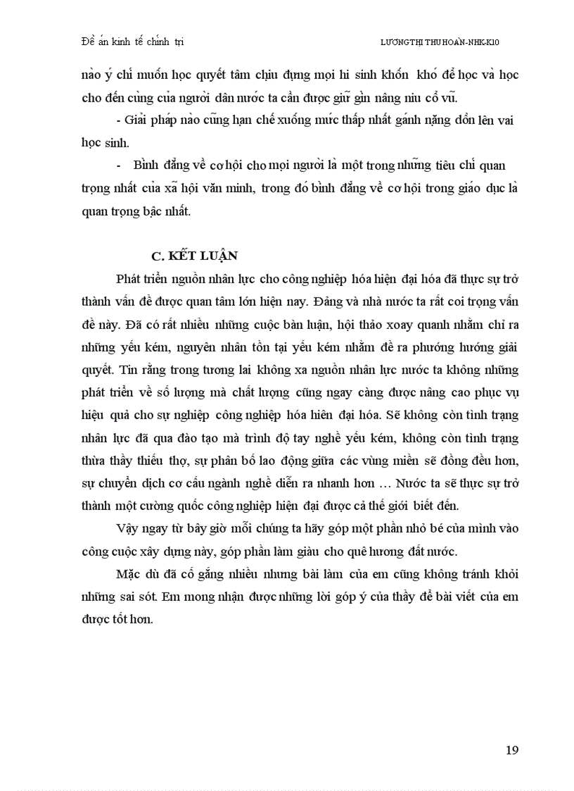 image for page Phát triển nguồn nhân lực cho sự nghiệp công nghiệp hóa hiện đại hóa đất nước