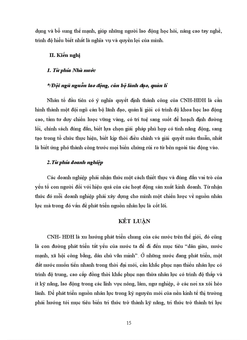 image for page Phát triển nguồn nhân lực cho sự nghiệp CNH HĐH đất nước