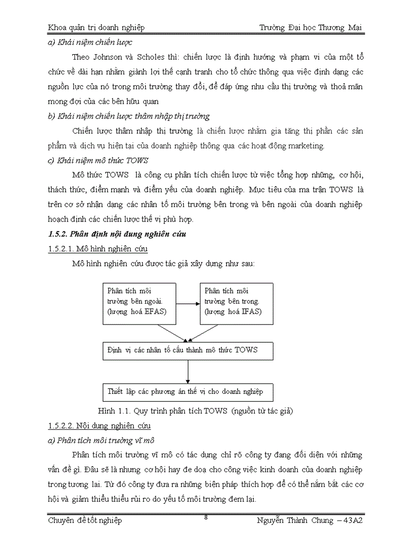 image for page Phân tích TOWS chiến lược thâm nhập thị trường Hà Nội sản phẩm thiết bị tin học văn phòng của công ty TNHH vận tải và thương mại Tân Đạt