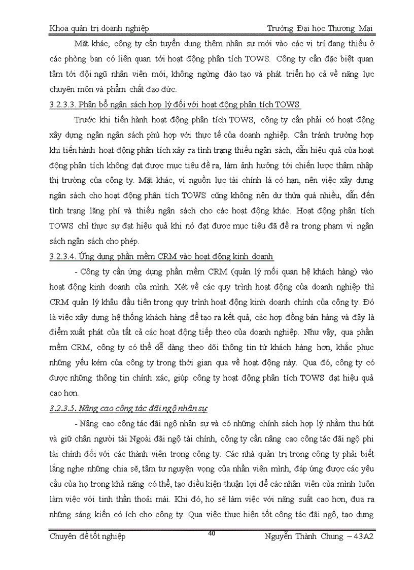 image for page Phân tích TOWS chiến lược thâm nhập thị trường Hà Nội sản phẩm thiết bị tin học văn phòng của công ty TNHH vận tải và thương mại Tân Đạt