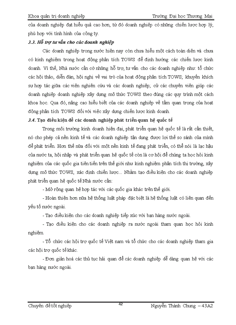image for page Phân tích TOWS chiến lược thâm nhập thị trường Hà Nội sản phẩm thiết bị tin học văn phòng của công ty TNHH vận tải và thương mại Tân Đạt