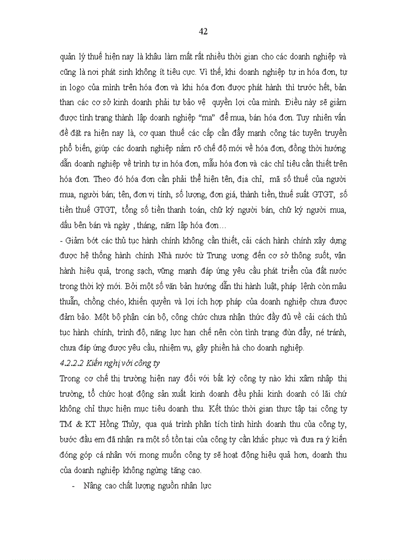 image for page Phân tích thống kê doanh thu của công ty thương mại và kỹ thuật Hồng Thủy