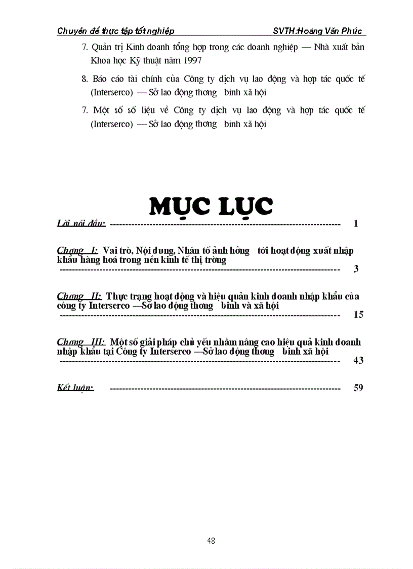 image for page Một số giải pháp nhằm nâng cao hiệu quả hoạt động kinh doanh nhập khẩu hàng hoá tại Công ty Dịch vụ lao động và hợp tác quốc tế INTERSERCO Sở Lao động thương binh xã hội 1