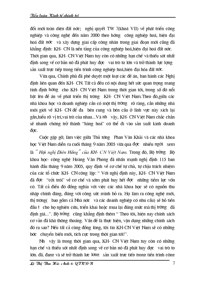 image for page Một số giải pháp nhằm nâng cao năng lực và hiệu quả hoạt động của khoa học công nghệ của nước ta hiện nay