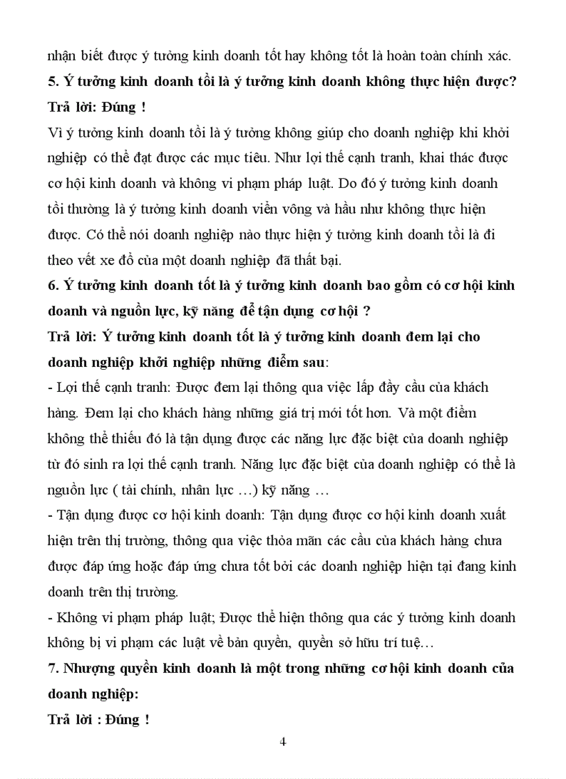 image for page Đề cương ôn tập môn khởi sự kinh doanh