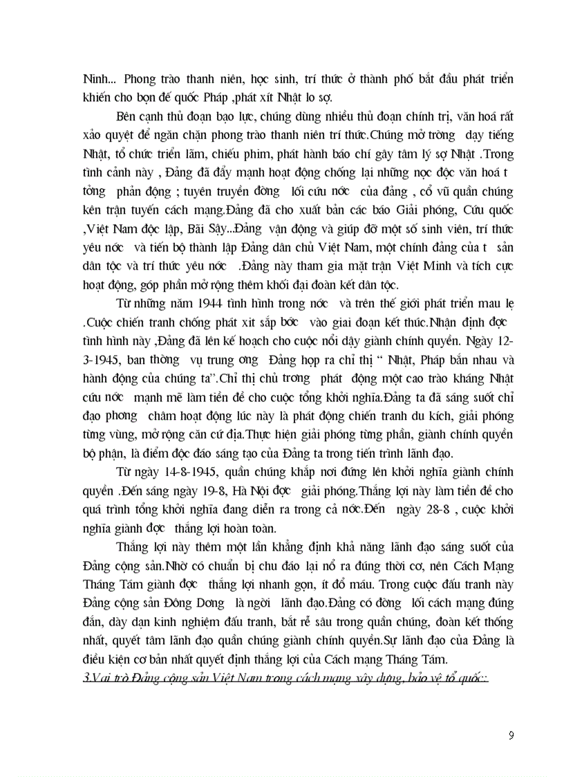 image for page Vai trò của Đảng cộng sản Việt Nam trong việc thực hiện sứ mệnh lịch sử của giai cấp công nhân