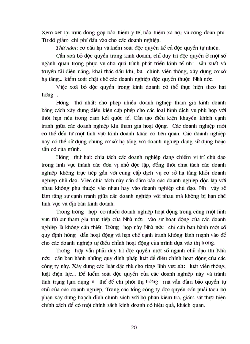 image for page Các giải pháp duy trì cạnh tranh và chống độc quyền ở Việt Nam