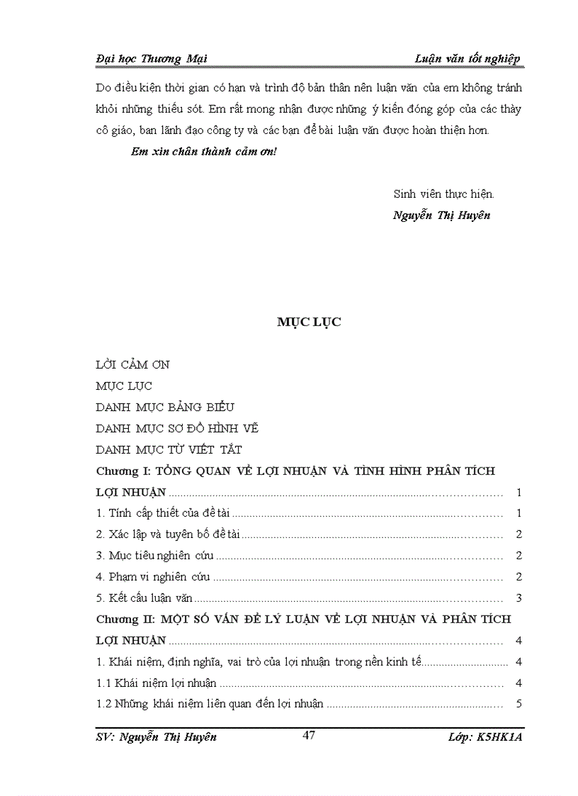 image for page Phân tích lợi nhuận tại công ty TNHH Đầu tư Xây dựng quốc tế Thăng Long