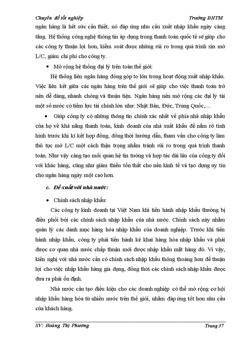 image for page Nghiên cứu về thực trạng rỉu ro trong thanh toán quốc tế theo phương thức tín dụng chứng từ tại công ty TNHH Vĩnh Ngọc