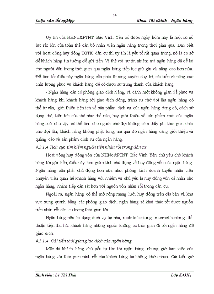 image for page Hiệu quả huy động tiền gửi tiết kiệm của NHNo PTNT chi nhánh Bắc Vĩnh Yên tỉnh Vĩnh Phúc 1