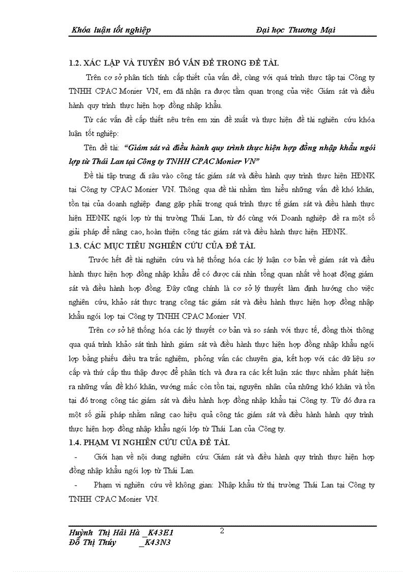 image for page Giám sát và điều hành quy trình thực hiện hợp đồng nhập khẩu ngói lợp từ Thái Lan tại công ty TNHH CPAC Monier Việt Nam 1