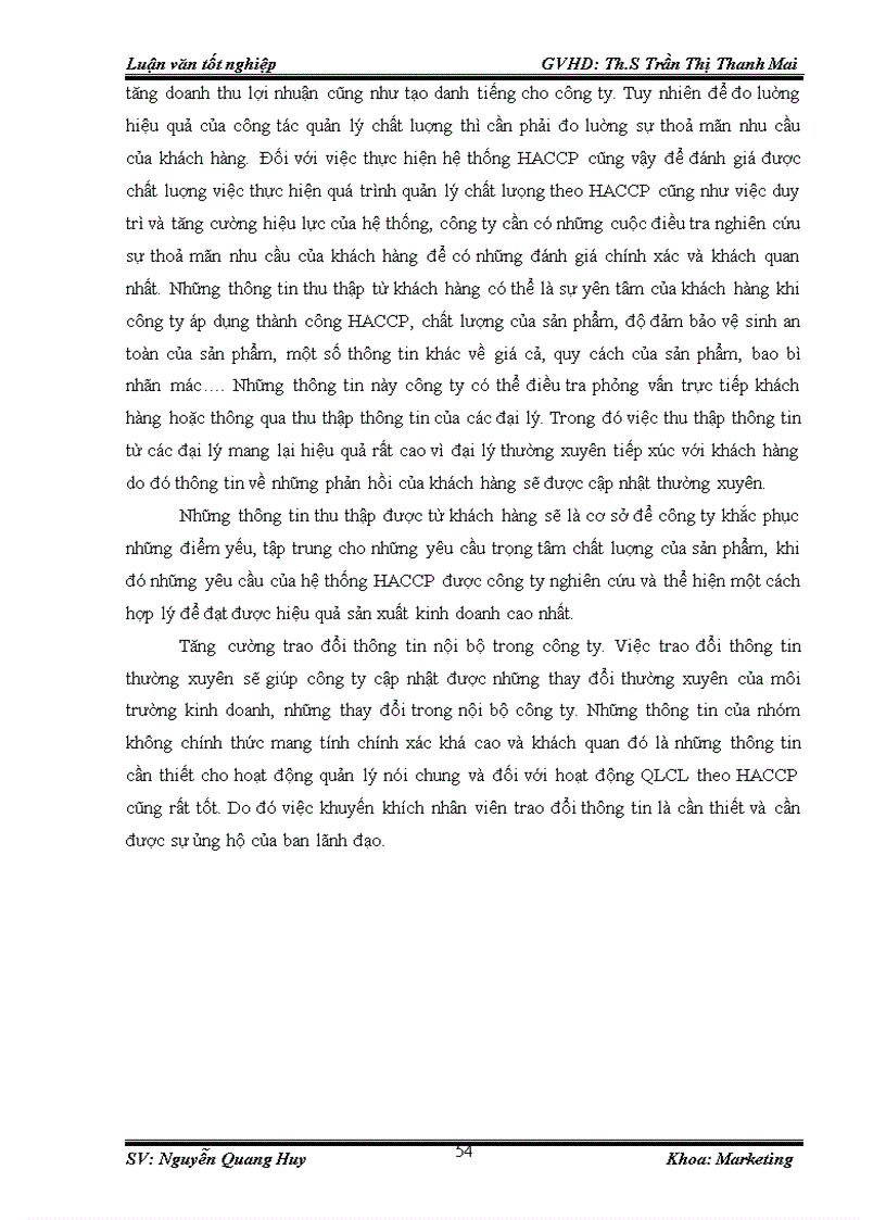 image for page Tăng cường hiệu lực hệ thống quản lý chất lượng theo HACCP tại công ty TNHH chế biến hoa quả Hồng Lam 1