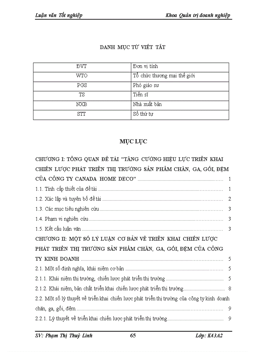image for page Tăng cường hiệu lực triển khai chiến lược phát triển thị trường sản phẩm chăn ga gối đệm của công ty canada home deco