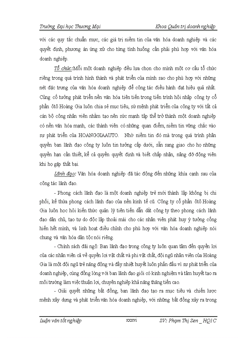 image for page Xây dựng và phát triển văn hóa doanh nghiệp của công ty cổ phần ô tô Hoàng Gia 1