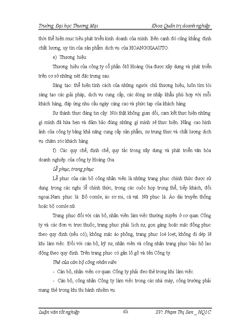 image for page Xây dựng và phát triển văn hóa doanh nghiệp của công ty cổ phần ô tô Hoàng Gia 1