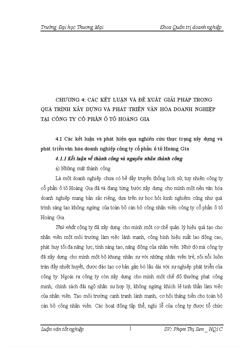 image for page Xây dựng và phát triển văn hóa doanh nghiệp của công ty cổ phần ô tô Hoàng Gia 1
