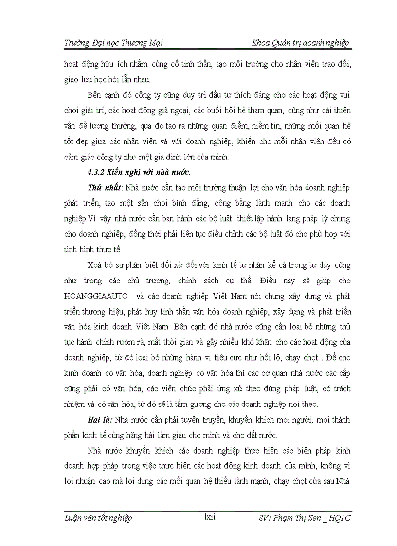 image for page Xây dựng và phát triển văn hóa doanh nghiệp của công ty cổ phần ô tô Hoàng Gia 1