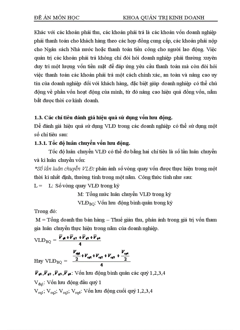 image for page Thực trạng quản lý sử dụng vốn lưu động và các biện pháp quản lý vốn lưu động tại Công ty cổ phần xây dựng và khai thác mỏ Việt Nam 1