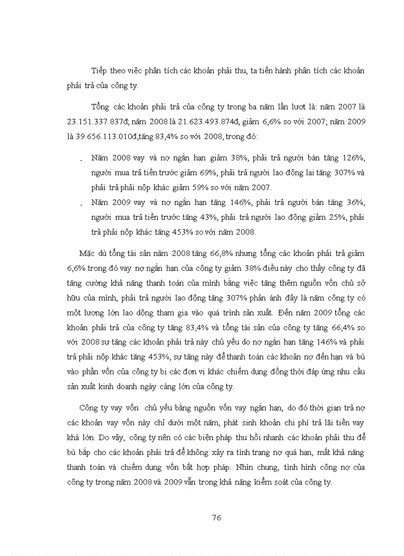 image for page Phân tích tình hình tài chính tại công ty cổ phần vật liệu xây dựng sông đáy