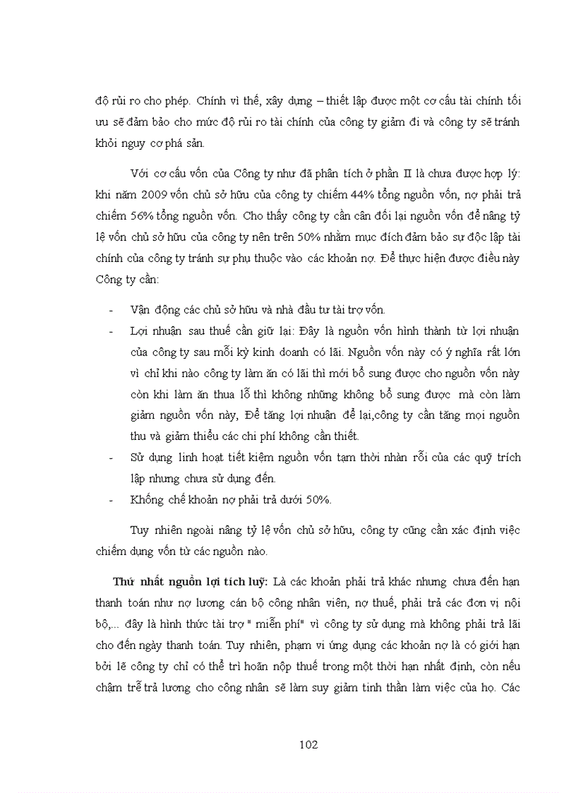 image for page Phân tích tình hình tài chính tại công ty cổ phần vật liệu xây dựng sông đáy