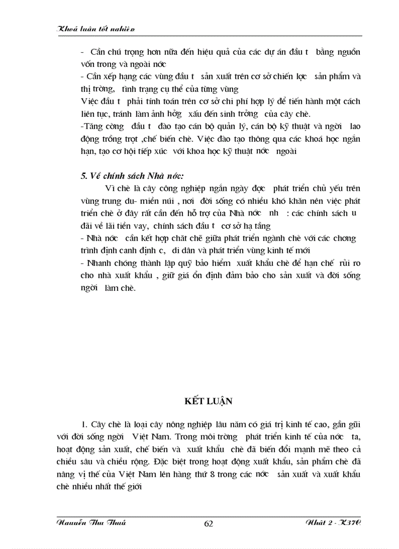 image for page Vài nét về thị trường chè và tình hình sản xuất chế biến xuất khẩu mặt hàng này ở Việt Nam những năm gần đây