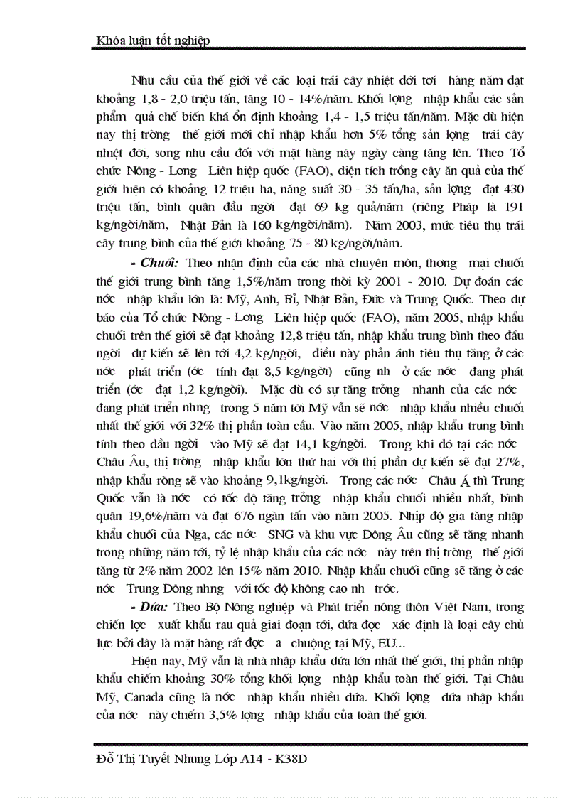 image for page Hoạt động xuất khẩu rau quả của Tổng công ty Rau quả Nông sản Việt Nam Thực trạng và giải pháp 1