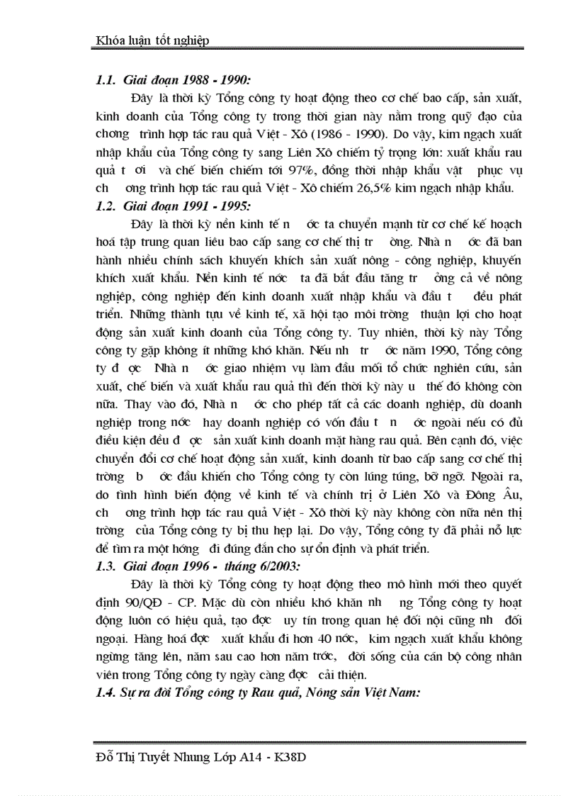 image for page Hoạt động xuất khẩu rau quả của Tổng công ty Rau quả Nông sản Việt Nam Thực trạng và giải pháp 1