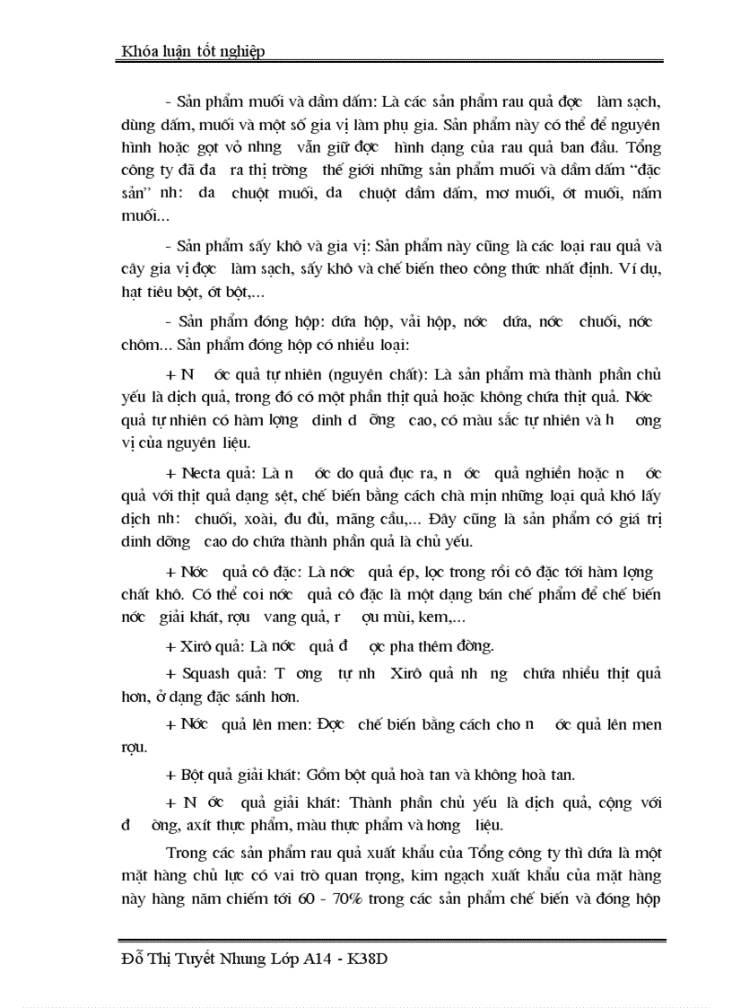 image for page Hoạt động xuất khẩu rau quả của Tổng công ty Rau quả Nông sản Việt Nam Thực trạng và giải pháp 1