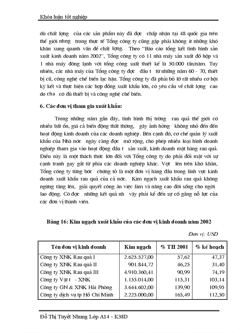 image for page Hoạt động xuất khẩu rau quả của Tổng công ty Rau quả Nông sản Việt Nam Thực trạng và giải pháp 1