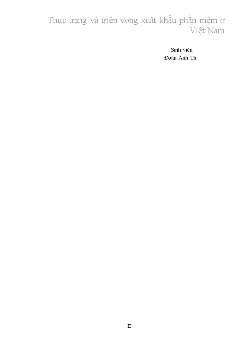 image for page Thực trạng hoạt động xuất khẩu phần mềm Việt Nam